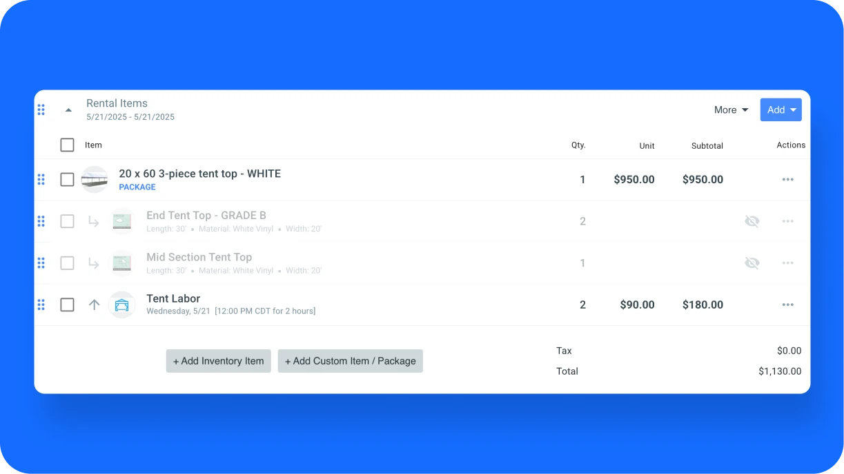 Package templates make it easier for you to build out several different packages quickly.
