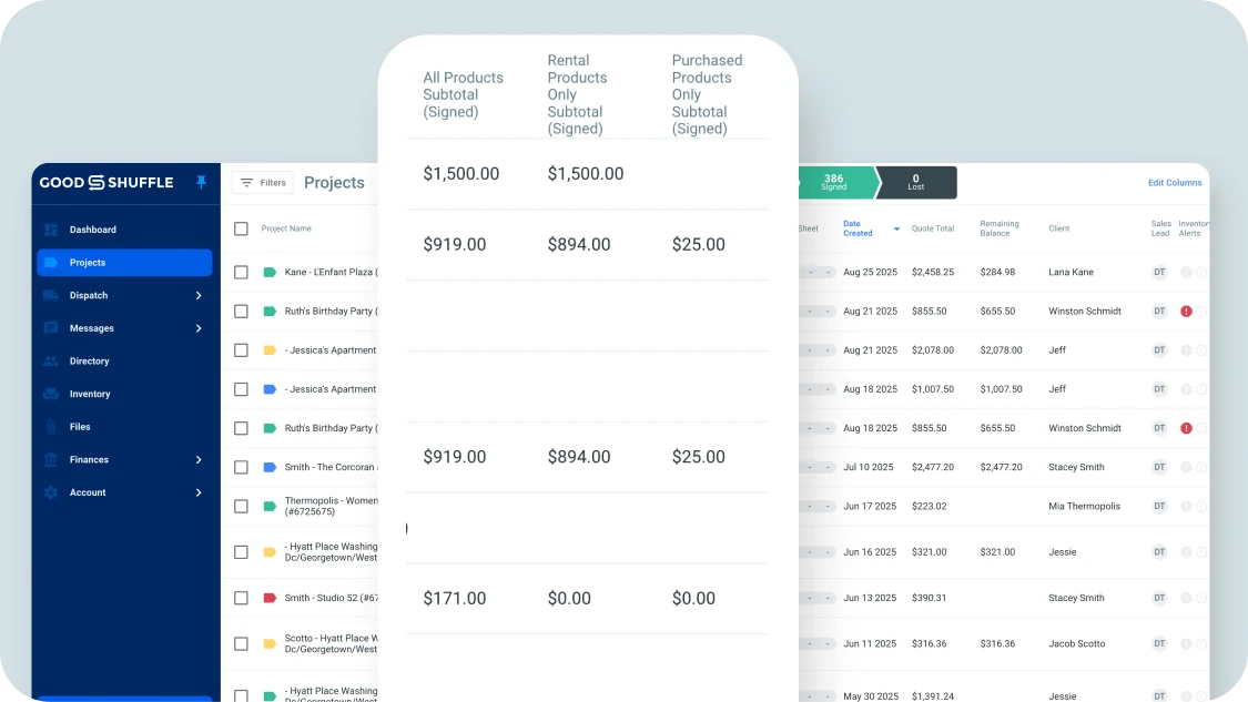 Get a quick glance at commission calculations with the new Product Sales Column